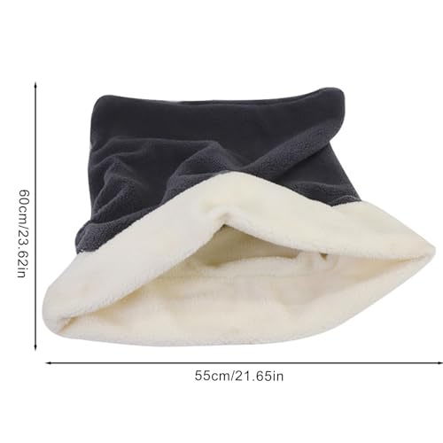 Fukamou Hundeschlafsack - Langlebiges, Verstaubares Haustier-Schlafbett, Bequem, Waschbar,Welpen-Höhlenbett, Weiches- Fleece, Winter, Warm Für Katzen, Schlafsack, Nest, Höhlenbett