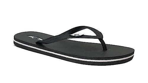 Image of REDVOLUTION Women's Rhinestone Sandals Soft Platform Footbed Midsole Fashion Flip Flop