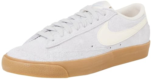 NIKE FQ8060-003 Blazer Low '77 Vintage Femme Football Grey/Pale Ivory-Gum Light Brown EU 36.5