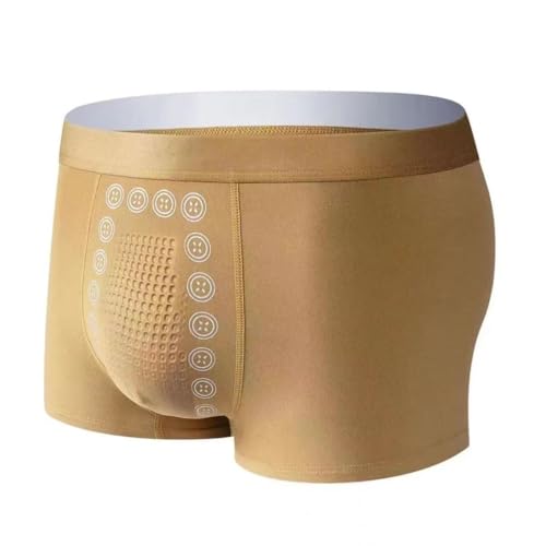 Image of Men's Mid-Rise Magnetic Boxer Briefs | Breathable Stretch Fabric with Energetic Massage Dots Underwear