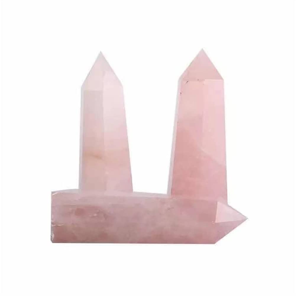 1 Stück 800 g-3000 g natürlicher Rosenquarz-Kristall, Punkte, Fengshui-Turm, Zauberstab for Hochzeits-Souvenirs, schöner Kristall ERTEYIN (Color : 1pc 1250g-1300g)