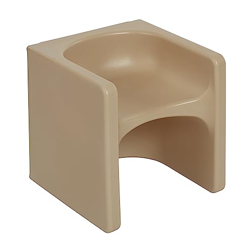 ECR4Kids Tri-Me 3-In-1 Cube Chair Sand