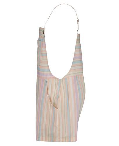 Image of Billabong Girls' Wave Watch Sleeveless Romper, Adjustable Spaghetti Straps, Front Pockets