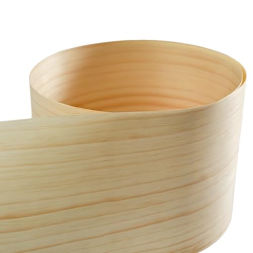 Chapa de madera de pino natural de Nueva Zelanda, 0,5 mm de grosor, 2,5 x 0,23 m, para muebles, decoración del hogar, bricolaje y más, opción versátil para varios proyectos.
