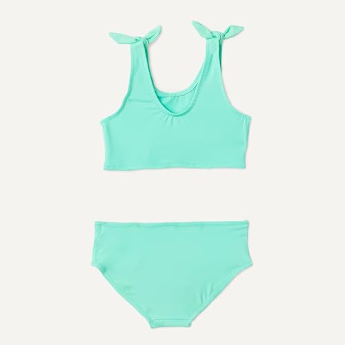 Image of Amazon Essentials Girls' Bow Detail Two-Piece Bikini Swimsuit