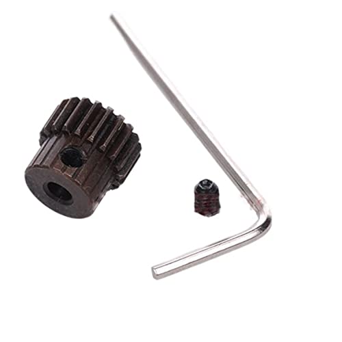 Transmission Angle 1pcs 0.5 Module 20 Teeth Spur Gear 3mm 4mm 5mm 6mm Aperture 11mm Tip Top Pinion Gear for Motor Shaft DIY Toy Models Driver Shaft ( Color : 3mm bore )