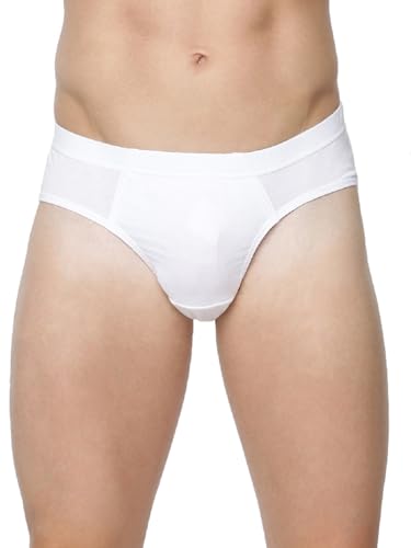 Image of RAMRAJ COTTON Solid Inner Elastic Brief for Men - Pack of 4