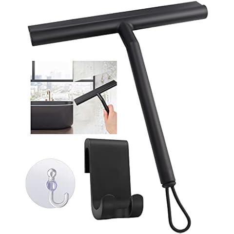 Thboxes 8 Inch Shower Squeegee with Hook Cover
