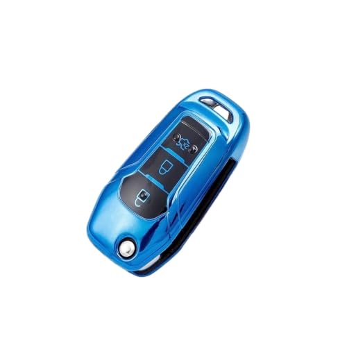 Funda llave para Kuga tipo cubierta protectora azul que resguarda el mando remoto