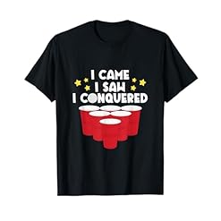 Grab the "I Came, I Saw, I Conquered" Beer Pong T-Shirt for Beer Lovers! – I Came I Saw I Conquered