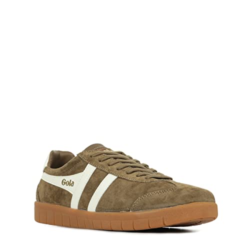 Image of Gola Men's Hurricane Suede Tobacco /Off-White /Gum 9 M