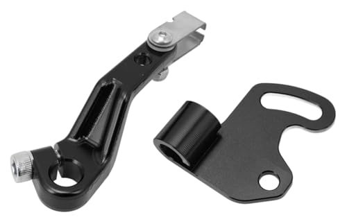 Kupplungshebel-Kit aus Aluminiumlegierung, Zugbetätigung for Arm, passend for KTM Adventure R 790 (2018–2023) und Adventure R 890 (2020–2023). Leichtgängige Bedienung, elegantes Design.(Black)