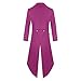 Medieval Men'S Fashion Retro Jacket Gothic Jacket Men'S Long Sleeve Stand Collar Gothic Jacket Halloween Tailcoat Masquerade Costume Men Gothic Tailcoat Costume Vintage For Men Goth Long