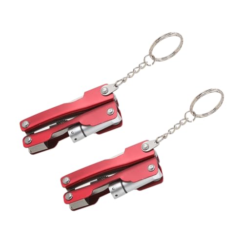 SAFIGLE 2 piezas Kit de Alicates Multiusos de Acero Inoxidable con Linterna LED Portátil para Camping y Emergencias al Aire Herramienta Compacta y Resistente para Mantenimiento de