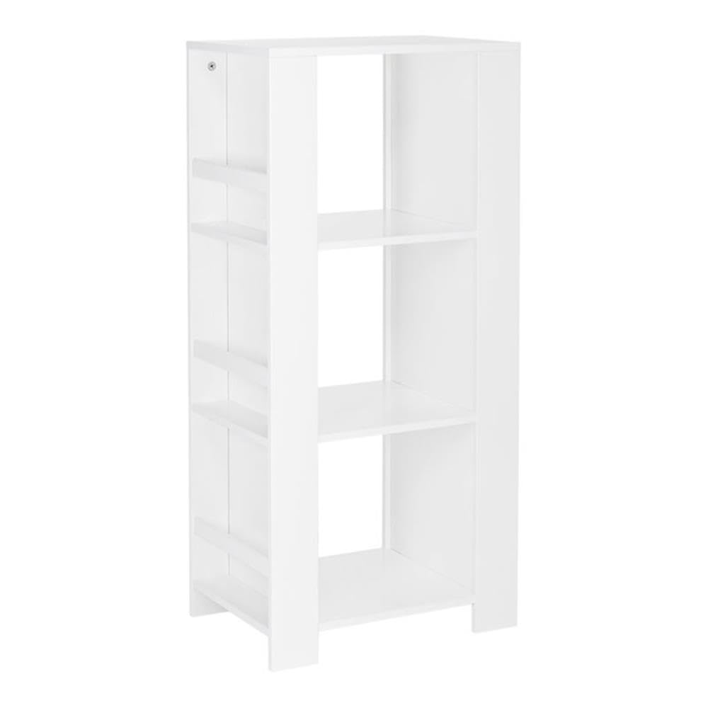 RiverRidge Book-Nook Tower Kids Bookshelf & Toy Storage Organizer with 3 Cubbies and 6 Book Racks - Toy Organizer for Playrooms and Nursery