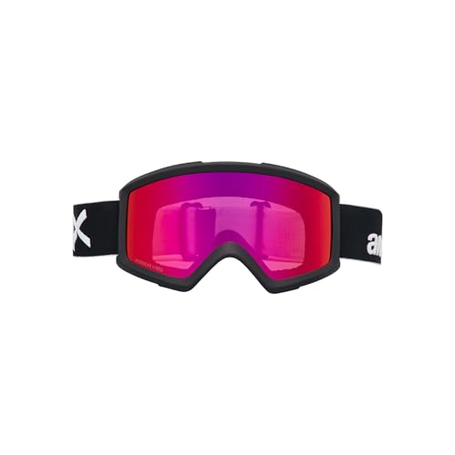 Anon Helix 2.0 Goggles + Bonus Lens, Frame: Black, Lens: Perceive Sunny Red