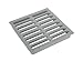 Produktbild RUG-Self Kunstoffrost 142x142mm für Haus- u. Hofabläufe seitlicher Ablauf 316756