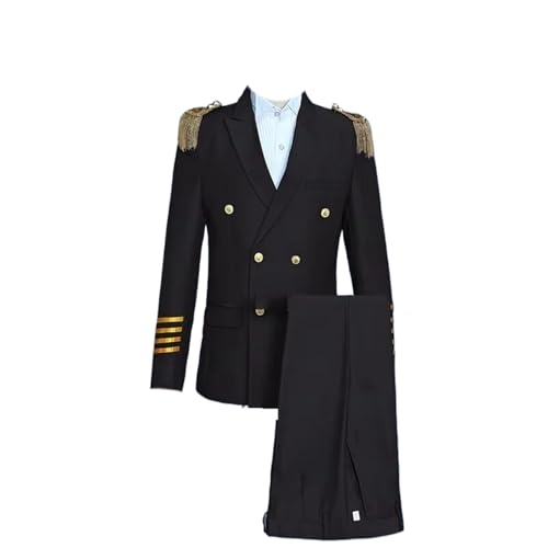 Suit for Men Dress Work Suit Set 2 Piece Jacket Pants