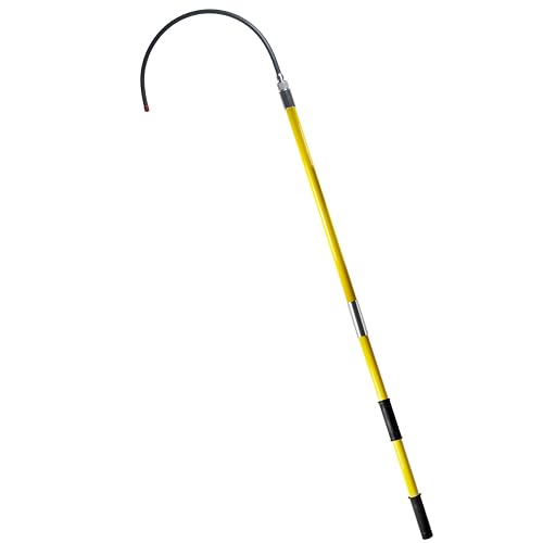UL-Certified Insulated Rescue Hook 7.6ft Fiberglass Pole