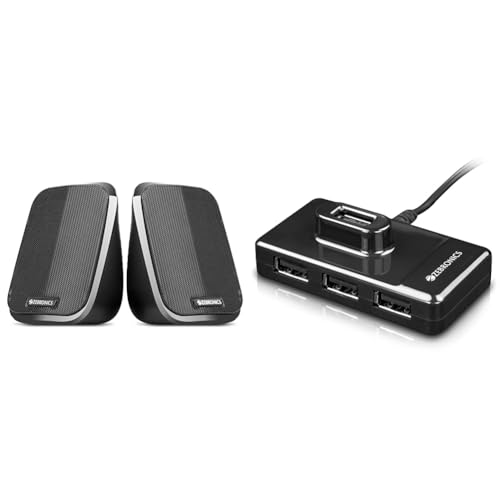 Image of ZEBRONICS Zeb-Fame 5watts 2.0 Multi Media Speakers with AUX, USB and Volume Control (Black)