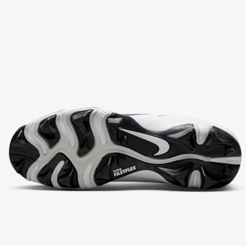Nike Hyperdiamond 4 Keystone Women's Softball Cleats (CZ5918-007, Black/White-Cool Grey-Volt)4