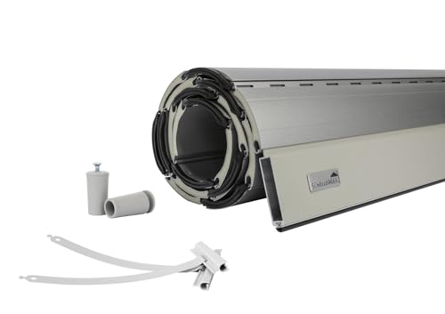 Schellenberg Rolladen Maßanfertigung, Rolladenpanzer Aluminium, Auswählbar: Breite 50-200 cm, Höhe 100-230 cm, System Maxi, Farben Grau, Anthrazit, Silber, Weiß