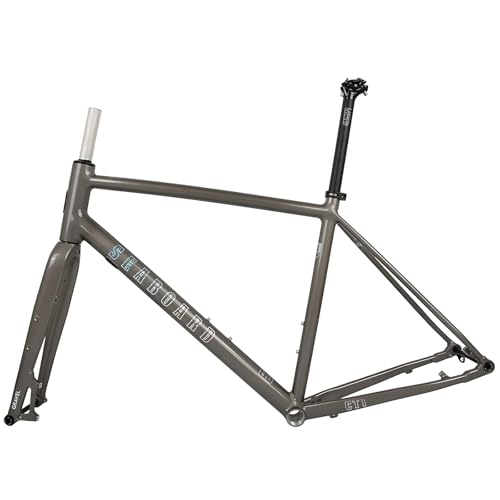700C [h Ox oCN t[Zbg 44cm 47cm 50cm 53cm fBXNu[L X[ANX t[ 100/142mm A~ oCNt[ tH[N BSA BB68mm(Gray,400mm)