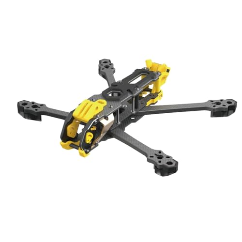 Cadre carbone Mario 5 DC avec bras 6mm pour hélice 5.1 pouces FPV