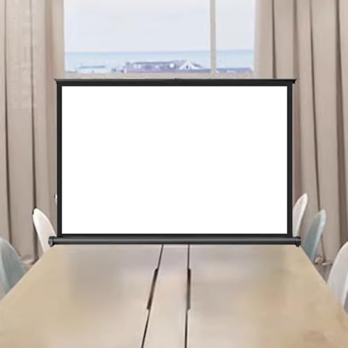 Pantalla de proyector manual retráctil portátil 50 pulg