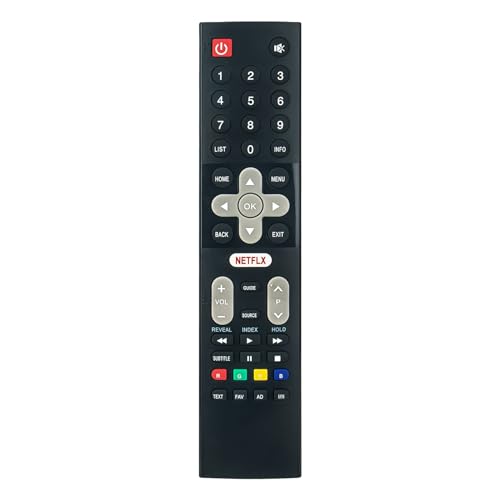 VINABTY Mando a Distancia de Repuesto Aptos para Engel Smart TV LE4080SM,55U2X42C,LE5580SM, LE3281SM, LE4081SM, LE3282SM, ODL 32750HS-TB, ODL 32661HN-TIB, ODL 32661HN,ODL 43662UN-TIB,40E2A12B
