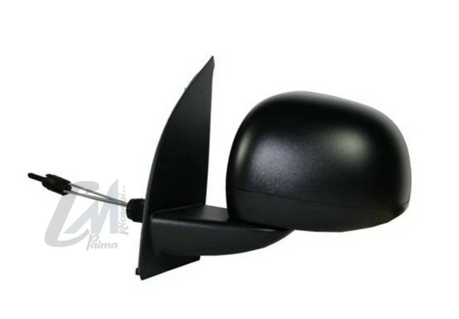 SPECCHIETTO RETROVISORE MECCANICO SINISTRO NERO PER FIAT PANDA 169 DAL 2010 AL 2012