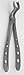 Dental Extraction Forcep X67LX Upper 8-8