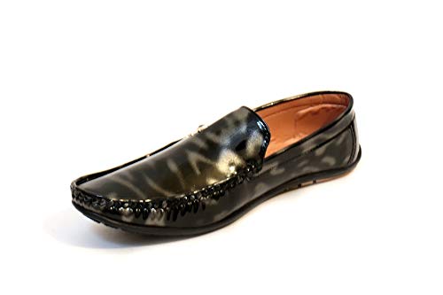 Silver Formal Shining Loafer Shoes 
