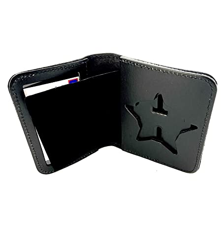Perfect Fit Shield Wallets Chicago Patrol Badge and ID Case Leather Black (Cutout PF480)4