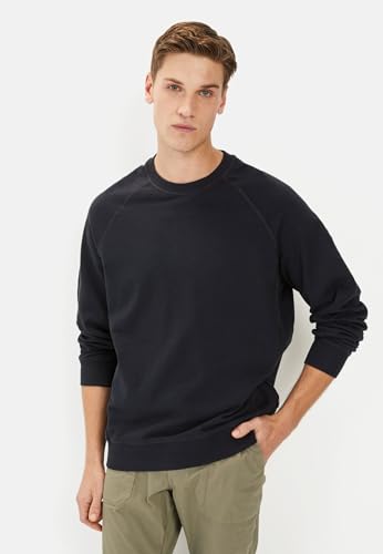 camel active Herren Sweatshirt für Herren – Regular Fit | Rundhals | Baumwolle | Atmungsaktiv Dunkelblau, Menswear-L – Ansicht 2