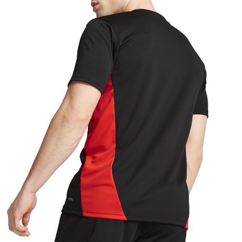PUMA Men's Soccer AC Milan Training Jersey - Official Team Branding. Licensed A.C. Milan Product (US, Alpha, Large, Regular, Regular, Black)