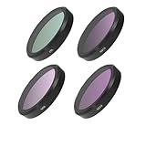 MoSundi ND-Filter-Set für DJI Osmo Action 6 mit UV, CPL, ND8, ND16, ND32, ND64, Star und Night Filter, mehrfach beschichtetes optisches HD-Glas, Rahmen aus Aluminiumlegierung B