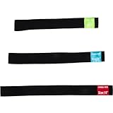 Veemoon 3 Stück Beckendämpfer Gürtel 14/16/18 Zoll Elastischer Becken Dämpfer aus Langlebigem Material Leiser Schlagzeug Beckendämpfer für Übung und Lärmschutz