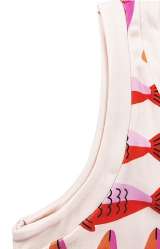 Womens Tank Dress Summer Casual Short Dresses Crew Neck Sleeveless Novelty Floral Printed Loose Aline Sundress3