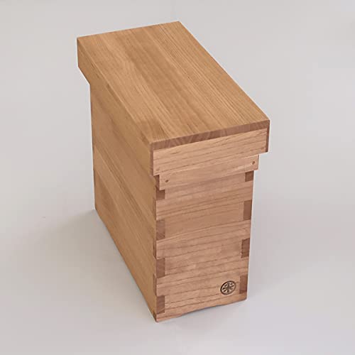 Amazon｜日本桐米びつ ザ・スリムタワー 被蓋柿渋 10kg用 純国産 新潟