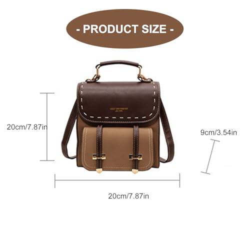 Contemporary Backpacks For Teens Premium PU Leather Daypacks Ergonomic Crossbody Bag Ergonomic Shoulder4