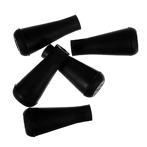 Mipcase 5 Pack 6mm Archery Arrowheads Rubber Tips for Practice Safe for Training Targeting Universal Fit for Wooden Fiber Bamboo Shafts