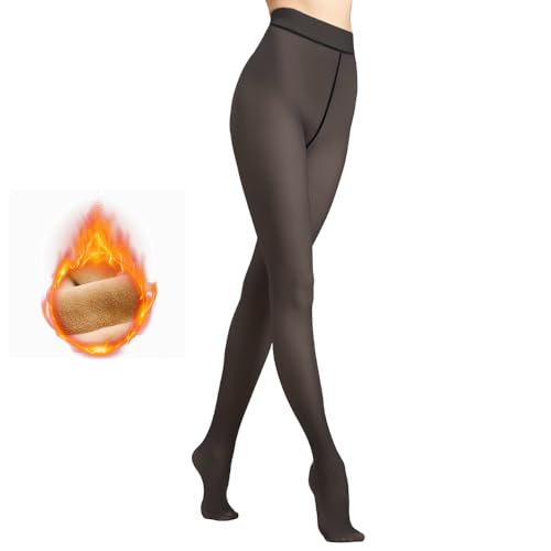 Calze Termiche Donna,Collant Felpati Modellanti Effetto,Collant Termici Invernali（5~15°C 220g）,Classico Tinta unita Calze TermicheCalzamaglia Termica,Caldi Comodi Collant Felpati per Adatto a 40~70kg