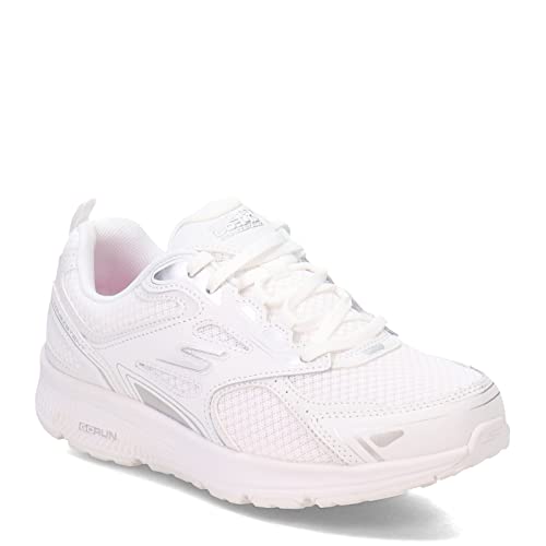 Skechers Skechers Women's Go Run Consistent Sneaker, White/Silver, 7