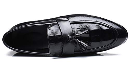 Santimon Mens Tassel Fringe Penny Loafers Fashion Casual Slip On Driving Wedding Prom Shoes Moccasins4