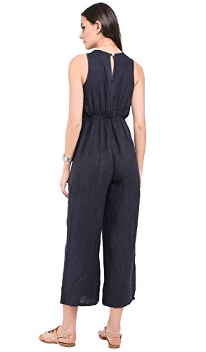 Bonamaison TRLSC101171 Jumpsuit, Marino, XL Womens...