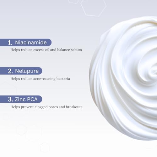 Skinaa Moisturizer for Oily and Acne-Prone Skin with Niacinamide and Nelupure...