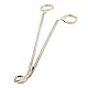 Fashion Plating Edelstahl Kerze Herz Clip Docht Trimmer Schere Kerzenhaken Zubehör Werkzeug (Gold)