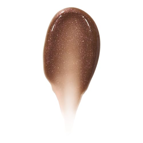 Image of e.l.f. Glow Reviver Lip Oil, Nourishing and Hydrating with High-Shine Glimmer Finish & Sheer Wash Of Color, Minty Scent, Non-Sticky, Vegan & Cruelty-free, Chocoluxe