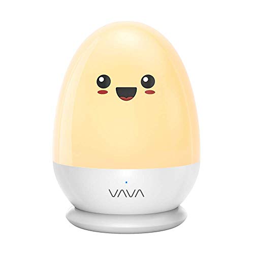 Preisvergleich Produktbild VAVA Nachtlicht Kind Nachttischlampe Kinder Baby LED Augenfreundlich mit separater Ladestation, USB Steckdose, Batterie 200 Stunden IP65 Wasserschutzgrad ABS+PC SOS-Modus (Generalüberholt)